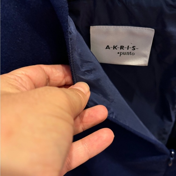 AKRIS PUNTO starburst angora/wool fully lined shift dress US 10 F 42 - Picture 2 of 8